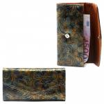 Кошелек женский искусственная кожа 082,  молния внутри,  5отд+ 4карм,  синий 216321