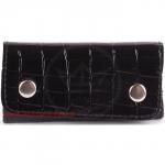 Футляр для ключей Premier-К-102 (на 6 ключей)  натуральная кожа черный крокодил (101)  119950