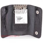 Футляр для ключей Premier-К-102 (на 6 ключей)  натуральная кожа черный крокодил (101)  119950