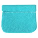 Футляр для монет Premier-F-6 натуральная кожа бирюзовый флотер (325)  212582