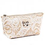 Косметичка Premier-F-92 натуральная кожа (1 отдел),  бежевый пион (128)  183642