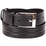 Ремень 30мм L&L-Б 3002 н/к,  тиснение,  черный 166762