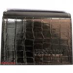 Обложка для авто+паспорт Premier-О-78 натуральная кожа черный крокодил (101)  107615