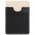 Визитница-футляр Premier-V-49 натуральная кожа черный сафьян/бежевый сафьян (РОЯЛ)  (589-528)  209574