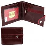 Портмоне женское Premier-М-5 натуральная кожа 2 отд,  3 карм,  бордо гладкий (82)  172695