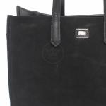 Сумка женская иск/кожа+нат/замша VF-552108,  1отд+евро/карм,  черный 222660