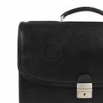 Портфель натуральная кожа Калита-33037-71,  4отд,  2внеш+6внут карм/плеч рем,  черный грейт (71)   201253