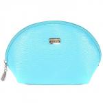 Косметичка Premier-F-91 натуральная кожа (1 отдел),  голубой флотер (324)  193317