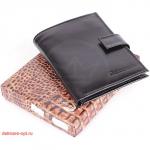 Обложка для авто+паспорт Premier-О-178 (5 внут карм,  двойная стенка)  натуральная кожа рубин вестленд луна (107)  111975