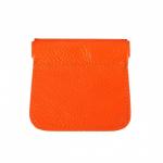 Футляр для монет Premier-F-60 натуральная кожа оранжевый флотер (330)  200214
