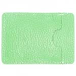 Визитница-футляр Premier-V-49 натуральная кожа зеленый флотер (322)  193690