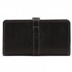 Портмоне мужское Croco-ПР-1055 натуральная кожа 2 отд,  7 карм,  черный шора (1000)  217189