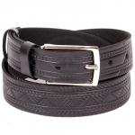 Ремень 30мм L&L-Б 3007 н/к,  тиснение,  черный 166765