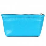 Косметичка Premier-F-92 натуральная кожа (1 отдел),  голубой флотер (324)  202923