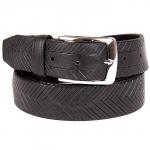 Ремень 35 мм BLACK TORTOISE взрослый 4000391 тисн,  черный 126574