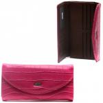 Кошелек женский искусственная кожа 1364,  молния внутри,  4отд,  12 карм,  розовый 216323