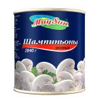 Шампиньоны резаные, Объем 2840 мл, ж.б.