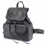 Сумка женская искусственная кожа GR-1404  (рюкзак),  1отд,  1внут+1внеш карм,  черный 222266