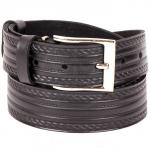 Ремень 35 мм L&L-К 3502 н/к,  тиснение,  черный 166773