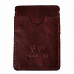 Визитница-футляр Premier-V-49 натуральная кожа коричневый тем пулл-ап (152)  216273