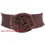 Ремень-резинка 360-5221 шир 7, 5см,  шоколад 148530