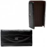 Кошелек женский искусственная кожа 1364,  молния внутри,  4отд,  12 карм,  черный 216361