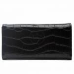 Кошелек женский искусственная кожа 1364,  молния внутри,  4отд,  12 карм,  черный 216361