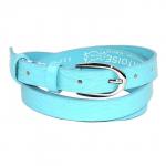 Ремень 20 мм BLACK TORTOISE жен 2201712 тисн волна,  голубой 174621