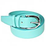 Ремень 30 мм BLACK TORTOISE взрослый 1200010 глад,  бирюзовый 181433
