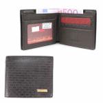 Кошелек мужской натуральная кожа A 86-Y 1011-3А,  молния внутри,  3отд+6карм,  коричневый 200918