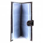 Визитница Croco-В-204 (с хляст,  3х рядная 72 карты)  натуральная кожа коричневый скат (99)  213701