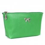 Косметичка Premier-F-92 натуральная кожа (1 отдел),  зеленый флотер (332)  202921