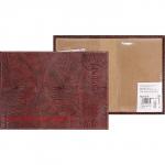 Обложка для паспорта Premier-О-8 натуральная кожа коричн.темный игуана (84)  109480