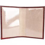 Обложка для паспорта Premier-О-8 натуральная кожа коричн.темный игуана (84)  109480