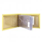 Кредитница Premier-V-119 (18 листов)  натуральная кожа желтый флотер (321)  194043