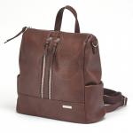 Сумка женская искусственная кожа ADEL-88/ММ (рюкзак),  1отд+еврокарман,  коричневый  220548