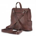 Сумка женская искусственная кожа ADEL-88/ММ (рюкзак),  1отд+еврокарман,  коричневый  220548