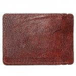 Визитница-футляр Premier-V-49 натуральная кожа коричневый темный игуана (84)  187739