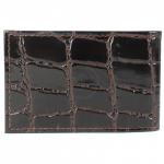Визитница Croco-В-201  (18листов)  натуральная кожа коричневый скат (99)  213067