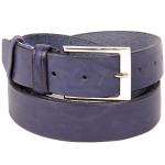 Ремень 35 мм BLACK TORTOISE взрослый 1100004 гладкий синий 117186