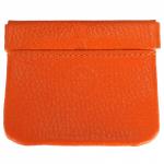 Футляр для монет Premier-F-6 натуральная кожа оранжевый флотер (330)  212588