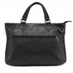 Портфель натуральная кожа MT-01-3, 1 отд+плеч рем, 3внеш карм, 4внут карм, отдел д/ноутбука,  черный буфало (4333)   221911