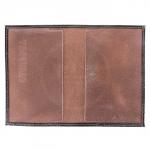 Обложка для паспорта Premier-О-8 натуральная кожа коричн. темный ладья (328)  193727