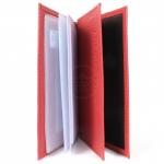 Обложка для авто+паспорт Croco-ВП-103 натуральная кожа красный флотер (113)  208473