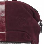 Сумка женская иск/кожа+нат/замша VF-591767 (рюкзак),  1отд,  3внут+1внеш карм,  бордо 222014