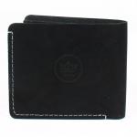 Портмоне мужское Croco-ПР-1051 натуральная кожа 1 отд,  2 карм,  черный шора (1000)  206230