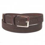 Ремень 30 мм FAVORIT взрослый 0100002 тисн,  коричневый 222243