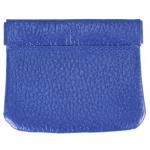 Футляр для монет Premier-F-6 натуральная кожа синий флотер (329)  200217