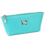Косметичка Premier-F-93 натуральная кожа (1 отдел),  бирюза флотер (325)  193700