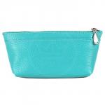 Косметичка Premier-F-93 натуральная кожа (1 отдел),  бирюза флотер (325)  193700